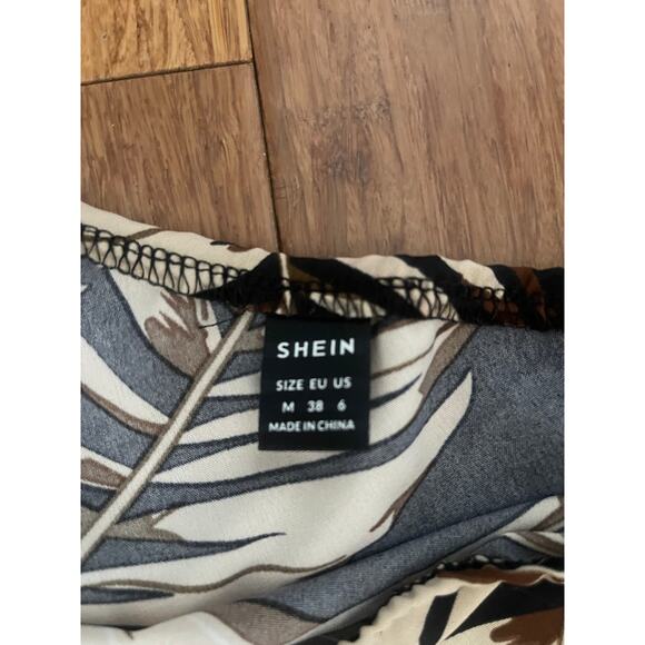 Tropical Hawaiian One Shoulder Women's Blouse Top - Picture 4 of 6